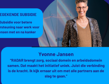 Een belangrijke stap voor mensen met en na kanker: RADAR gaat van start